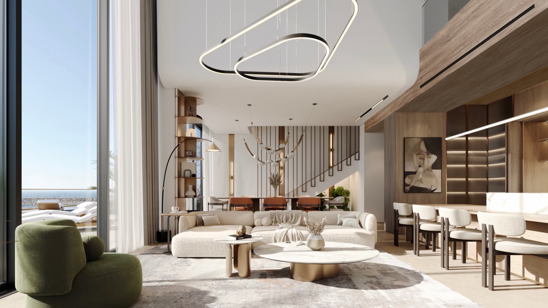 <span class="gold">Duplex Living<br/> Rooms & Kitchens</span>