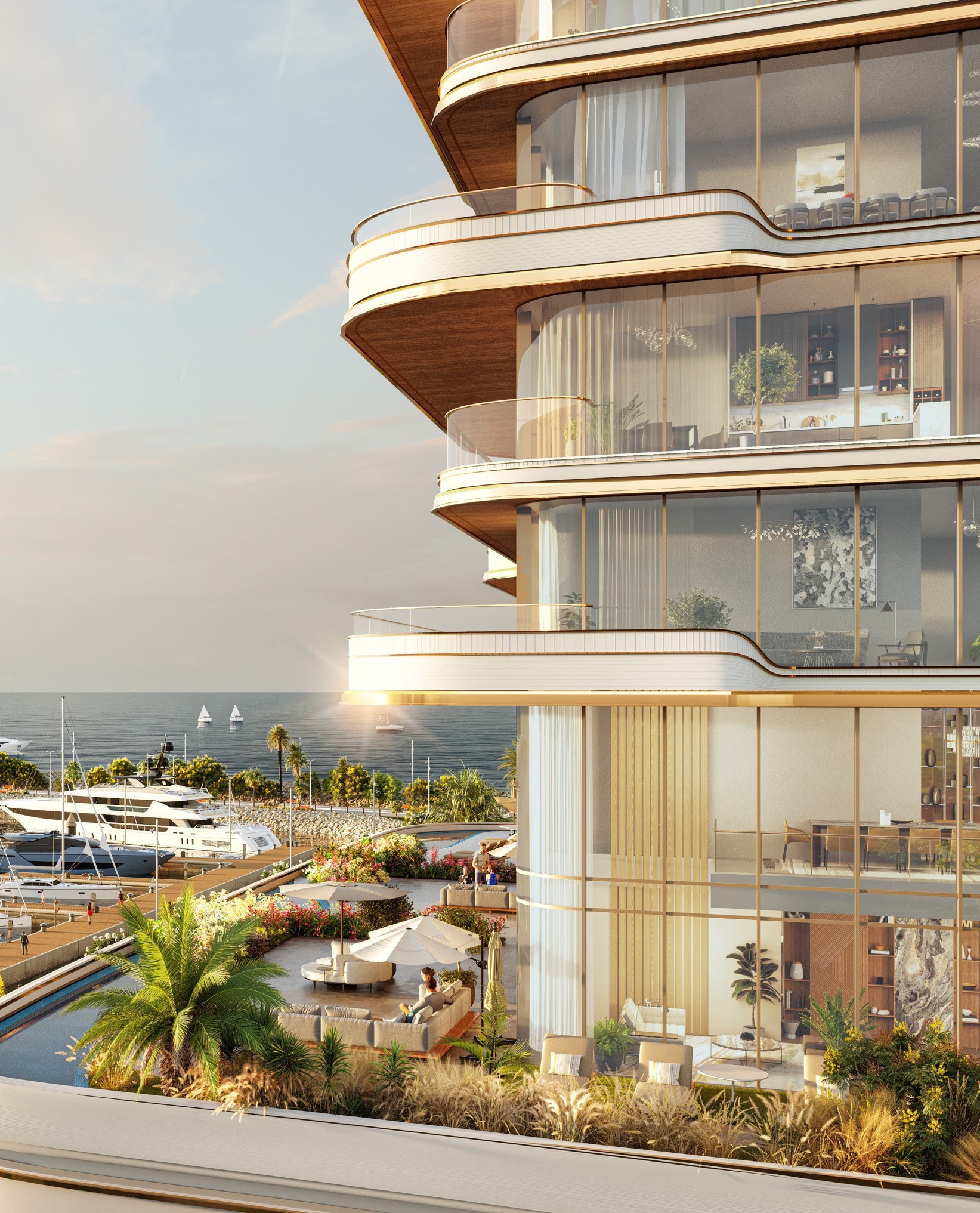 <span class="gold">Refined Waterfront Duplexes Boasting Private Pools and Expansive Terraces</span>