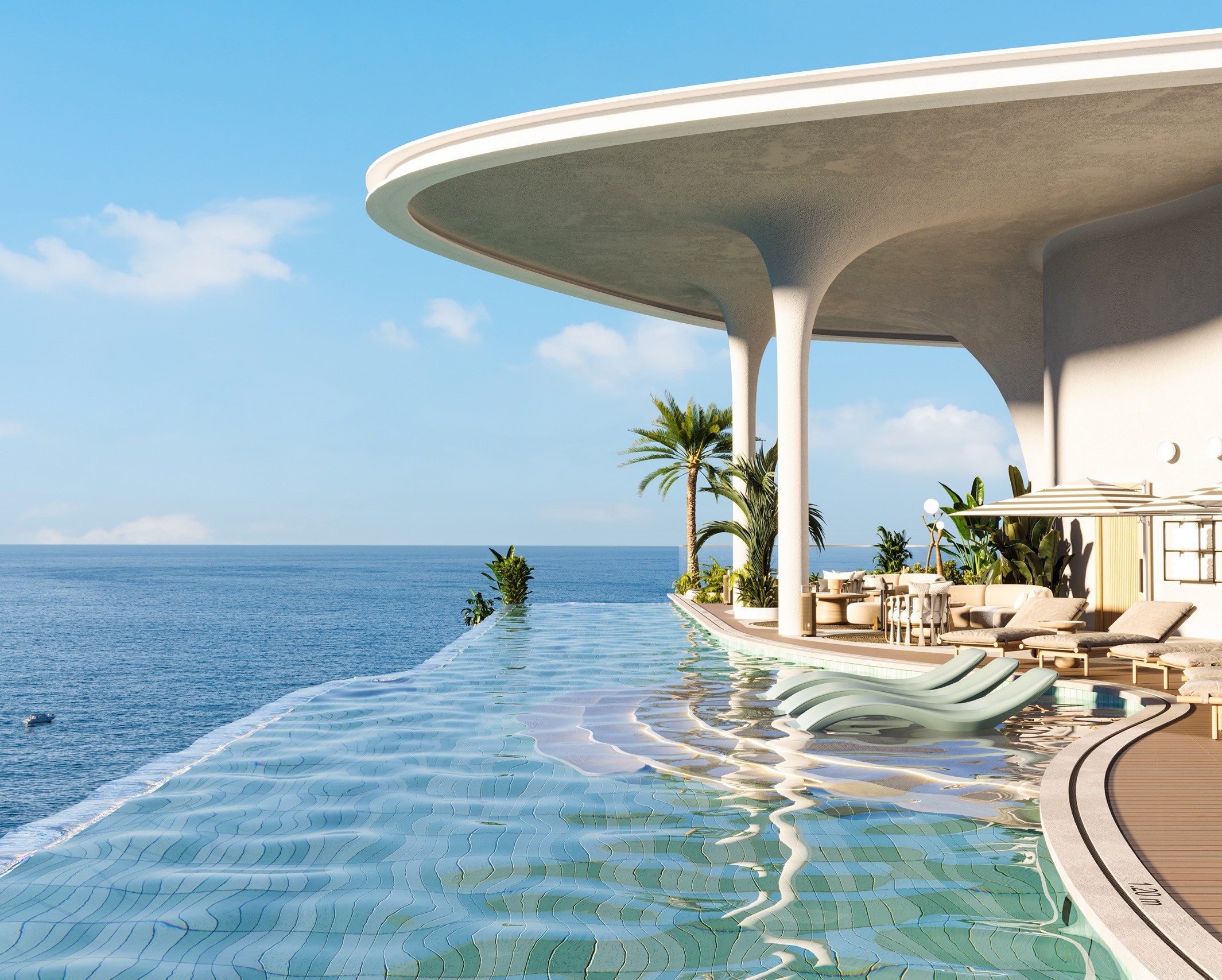 <span class="gold">An Elevated Escape<br/> into Infinity</span>