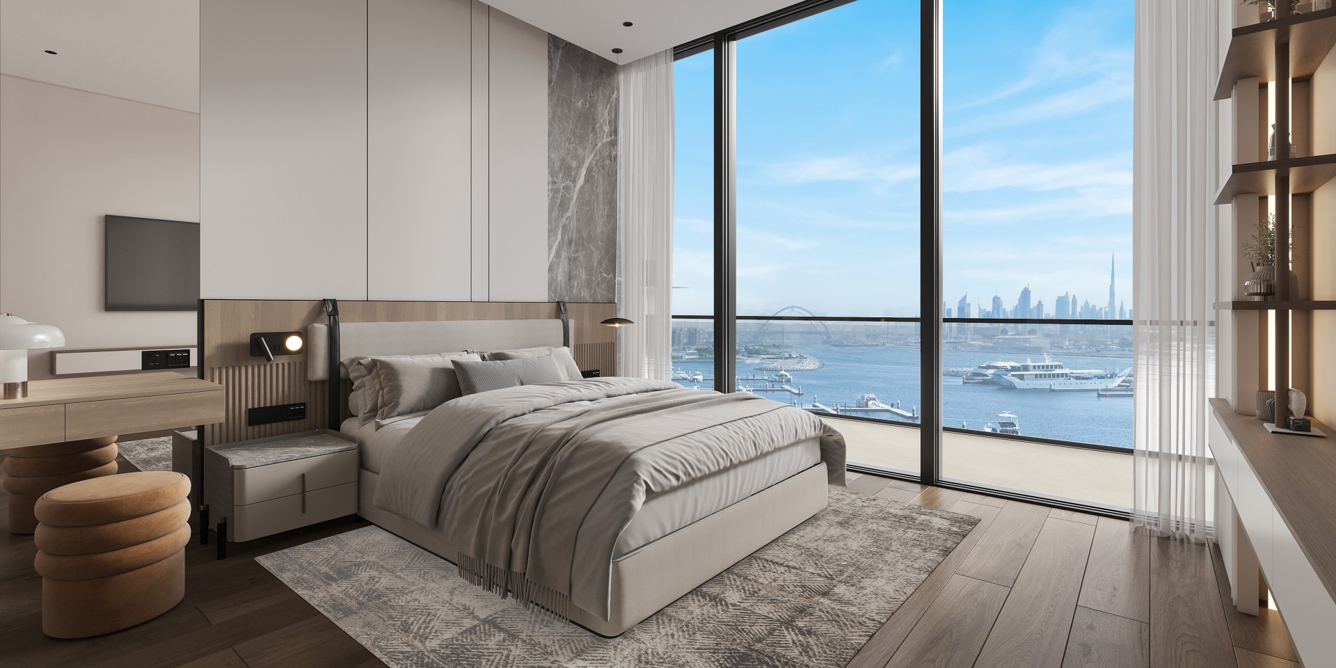 <span class="gold">Bedrooms & Bathrooms</span>